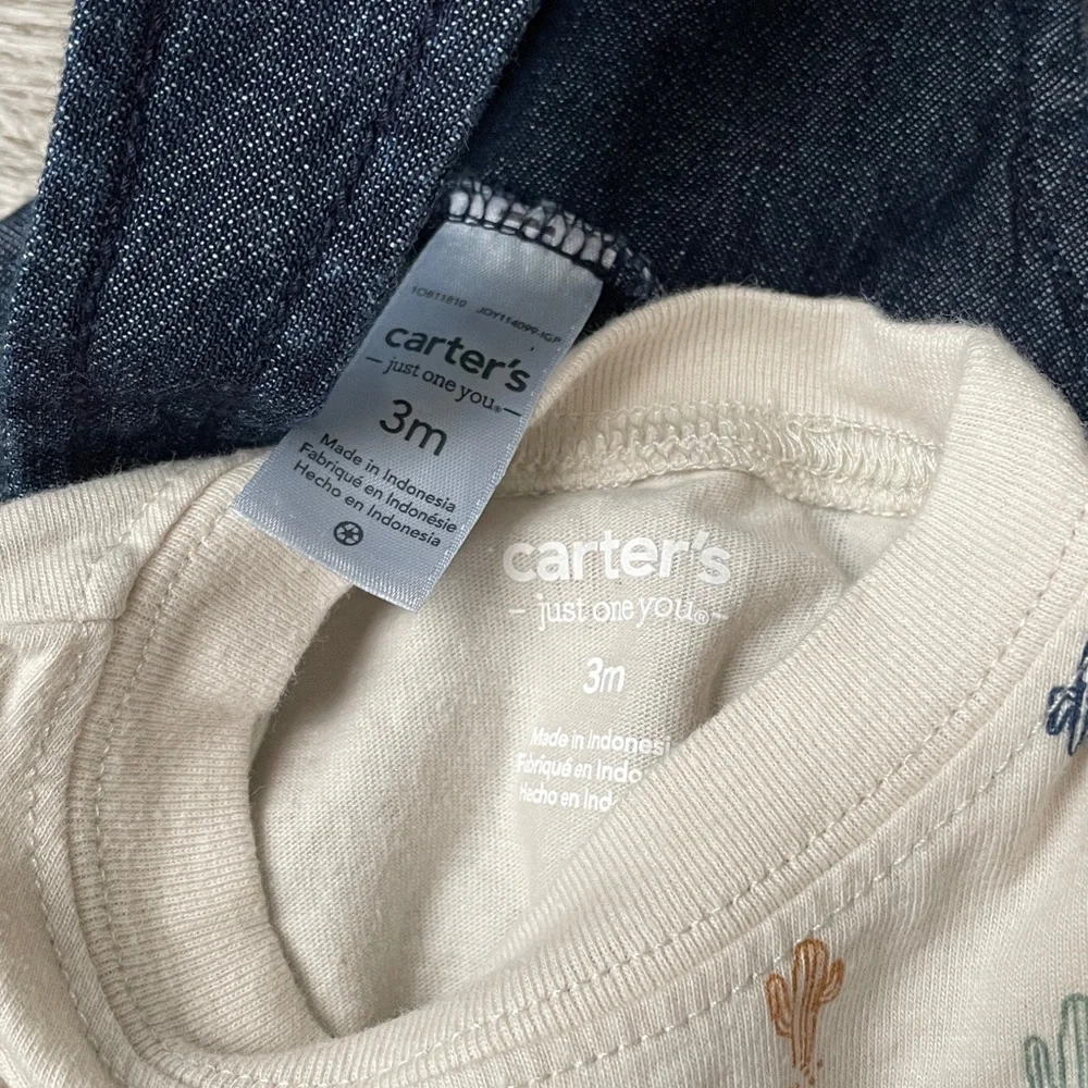 Carter’s Cactus 2 piece set size 3 months - Picture 5 of 8